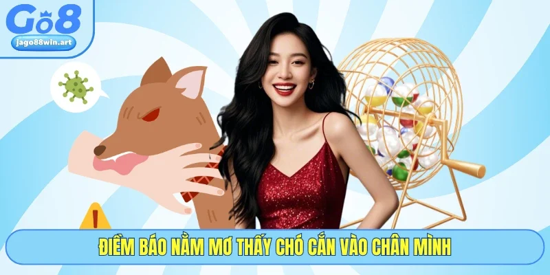 Điềm báo nằm mơ thấy chó cắn vào chân mình